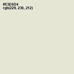 #E5E6D4 - Satin Linen Color Image