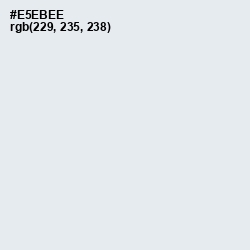 #E5EBEE - Mystic Color Image