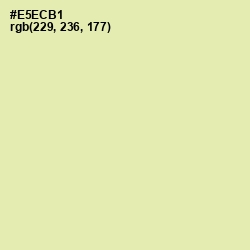 #E5ECB1 - Fall Green Color Image