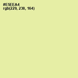 #E5EEA4 - Double Colonial White Color Image