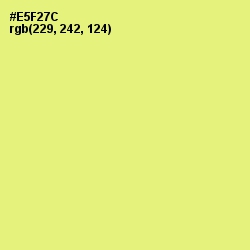 #E5F27C - Manz Color Image