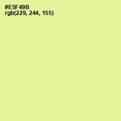 #E5F49B - Jonquil Color Image