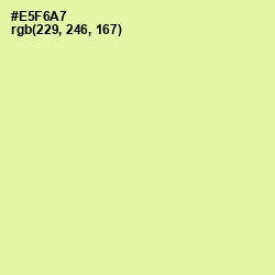 #E5F6A7 - Tidal Color Image