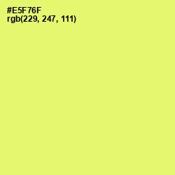 #E5F76F - Manz Color Image