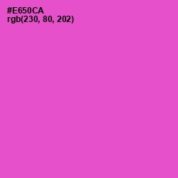 #E650CA - Orchid Color Image