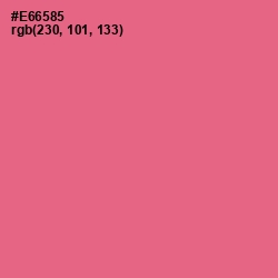 #E66585 - Froly Color Image
