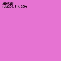 #E672D1 - Orchid Color Image