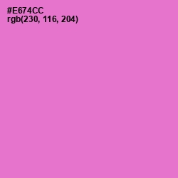 #E674CC - Orchid Color Image