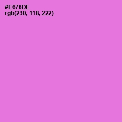 #E676DE - Orchid Color Image