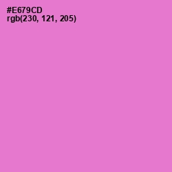 #E679CD - Orchid Color Image