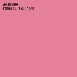 #E6809A - Sea Pink Color Image