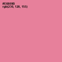 #E6809B - Sea Pink Color Image