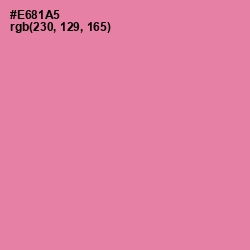 #E681A5 - Carissma Color Image