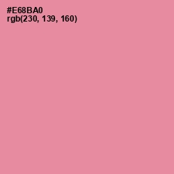 #E68BA0 - Carissma Color Image
