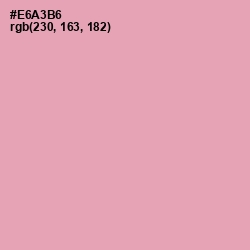 #E6A3B6 - Shilo Color Image