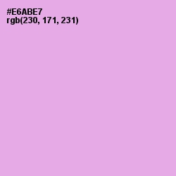 #E6ABE7 - Lavender Rose Color Image