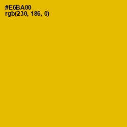 #E6BA00 - Corn Color Image