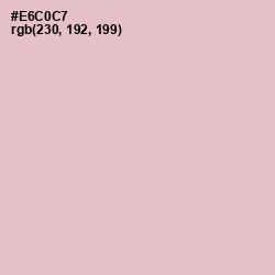 #E6C0C7 - Pink Flare Color Image