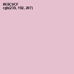 #E6C0CF - Pink Flare Color Image