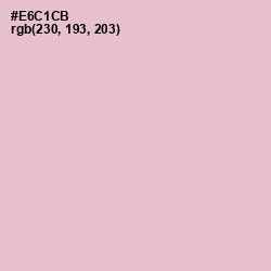 #E6C1CB - Pink Flare Color Image