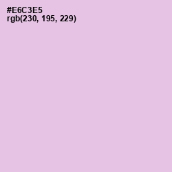 #E6C3E5 - French Lilac Color Image