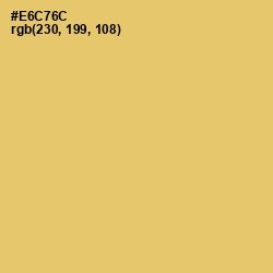 #E6C76C - Rob Roy Color Image