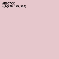 #E6C7CC - Pink Flare Color Image