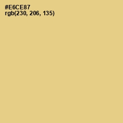 #E6CE87 - Putty Color Image
