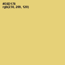#E6D178 - Rob Roy Color Image