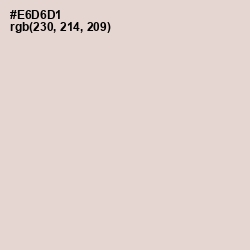 #E6D6D1 - Bizarre Color Image