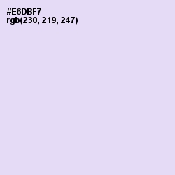 #E6DBF7 - Snuff Color Image