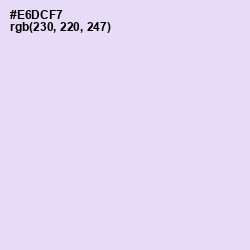 #E6DCF7 - Snuff Color Image