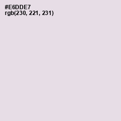 #E6DDE7 - Snuff Color Image