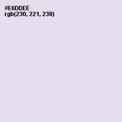 #E6DDEE - Snuff Color Image