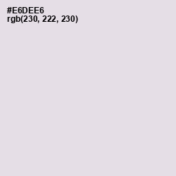 #E6DEE6 - Snuff Color Image