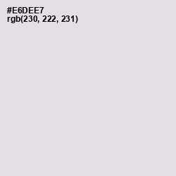 #E6DEE7 - Snuff Color Image