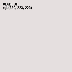 #E6DFDF - Bizarre Color Image