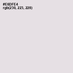 #E6DFE4 - Snuff Color Image