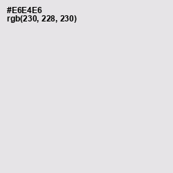 #E6E4E6 - Mercury Color Image