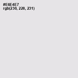 #E6E4E7 - Mercury Color Image