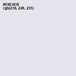 #E6E4EB - Mercury Color Image