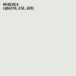 #E6E8E4 - Gray Nurse Color Image
