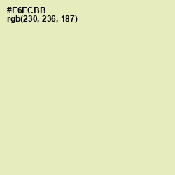 #E6ECBB - Fall Green Color Image