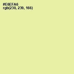 #E6EFA6 - Double Colonial White Color Image