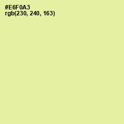 #E6F0A3 - Sandwisp Color Image