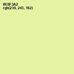 #E6F3A2 - Sandwisp Color Image