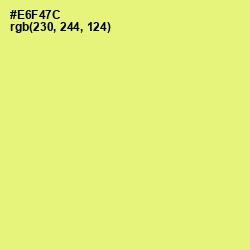 #E6F47C - Manz Color Image