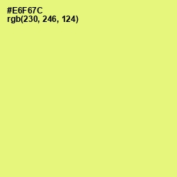 #E6F67C - Manz Color Image