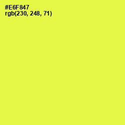 #E6F847 - Starship Color Image