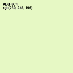 #E6F8C4 - Tusk Color Image